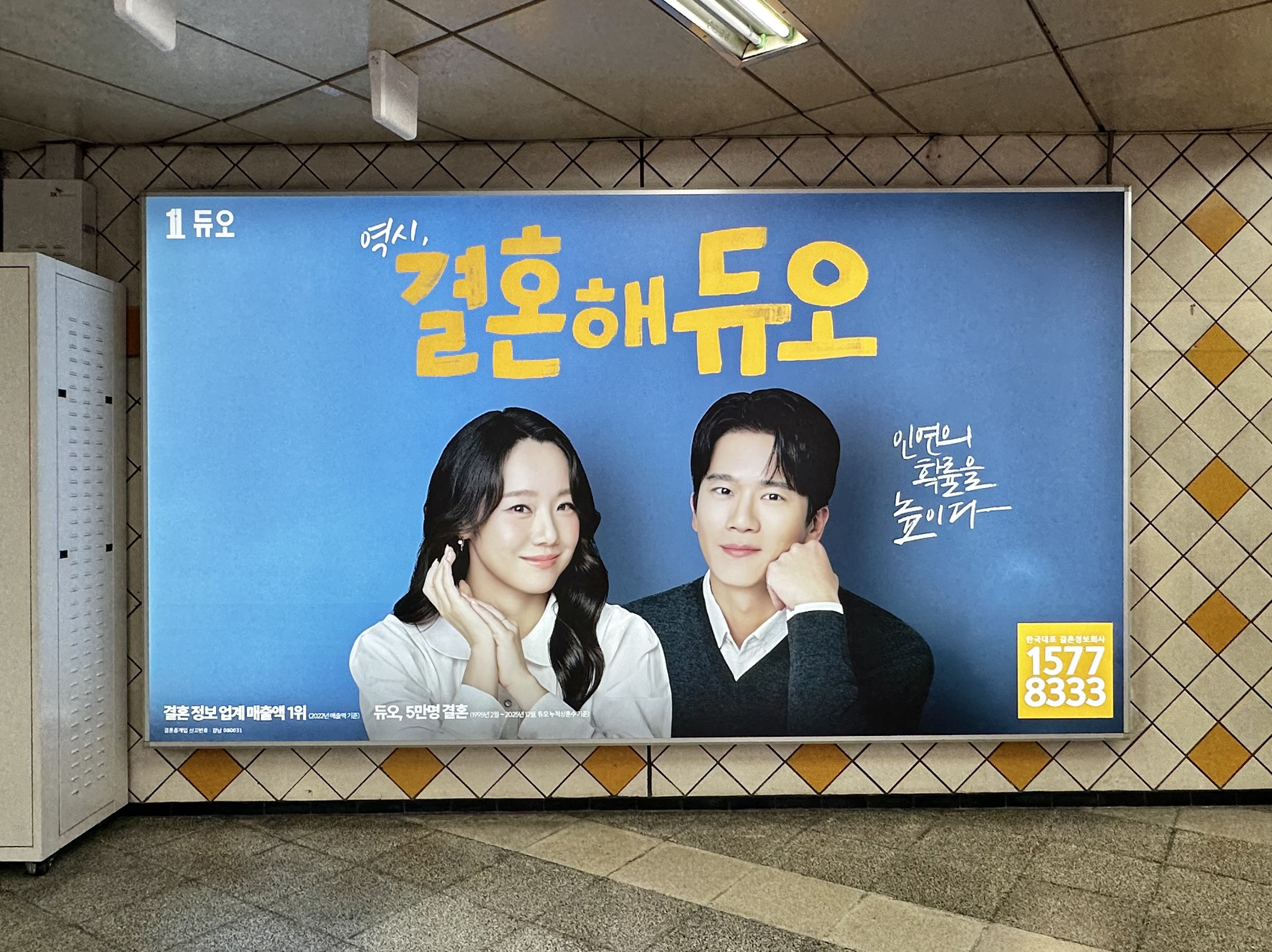 조명광고 규격 예시 — 홍대입구 E4는 외경 2,010 × 1,510mm